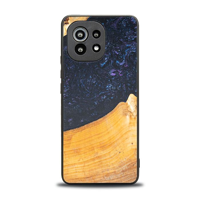 Xiaomi Mi 11 lite / 5G / 5G NE Handyhülle aus Harz und Holz - Synergy#F37