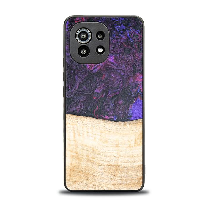 Xiaomi Mi 11 lite / 5G / 5G NE Handyhülle aus Harz und Holz - Synergy#F4