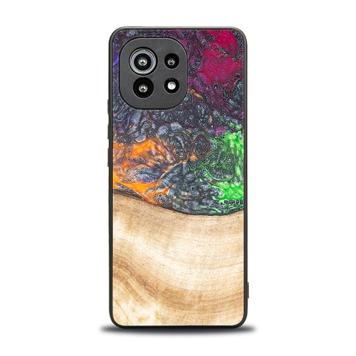 Xiaomi Mi 11 lite / 5G / 5G NE Handyhülle aus Harz und Holz - Synergy#F6