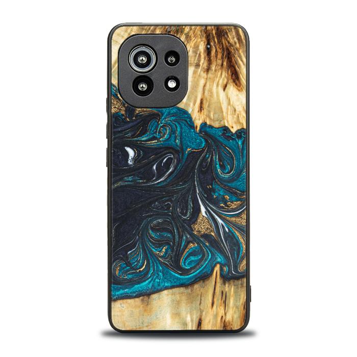 Xiaomi Mi 11 Handyhülle aus Harz und Holz - SYNERGY#E1