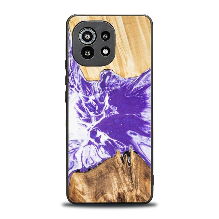 Xiaomi Mi 11 Etui na telefon z żywicy i drewna - Synergy# A78