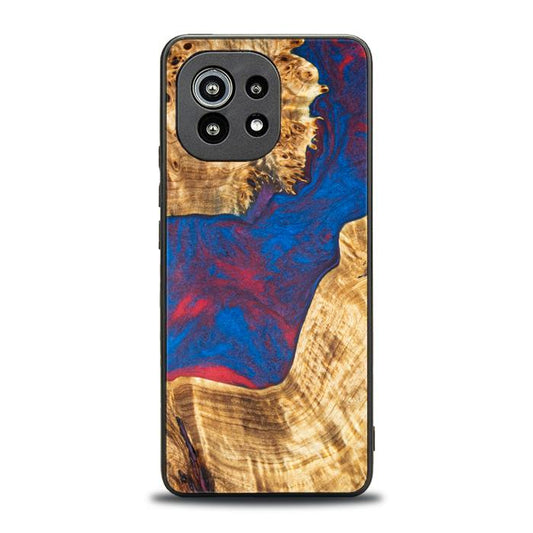 Xiaomi Mi 11 Handyhülle aus Harz und Holz - Synergy#E10