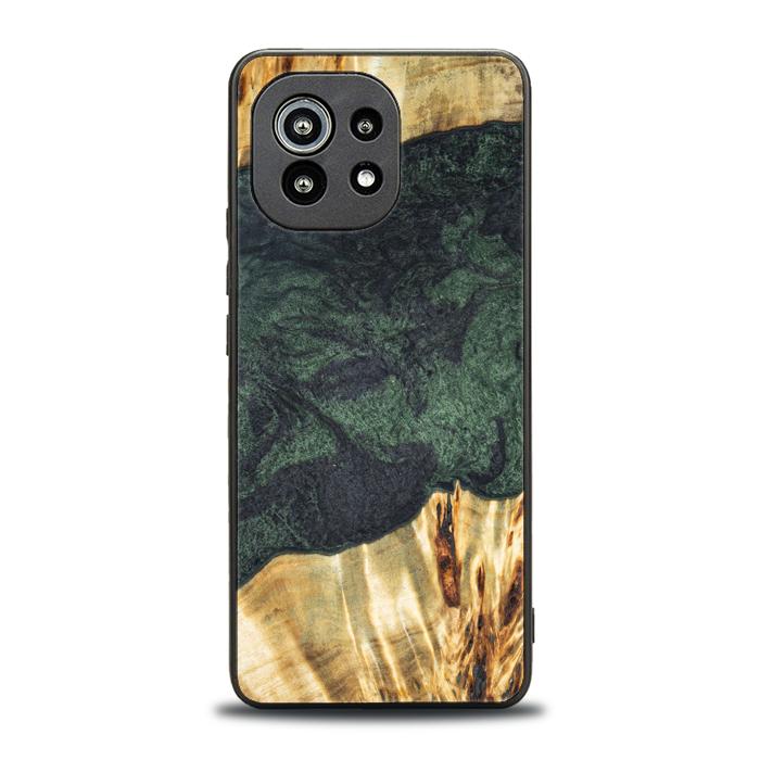 Xiaomi Mi 11 Handyhülle aus Harz und Holz - Synergy#E14