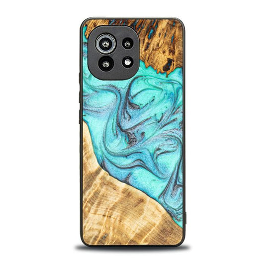 Xiaomi Mi 11 Handyhülle aus Harz und Holz - Synergy#E16
