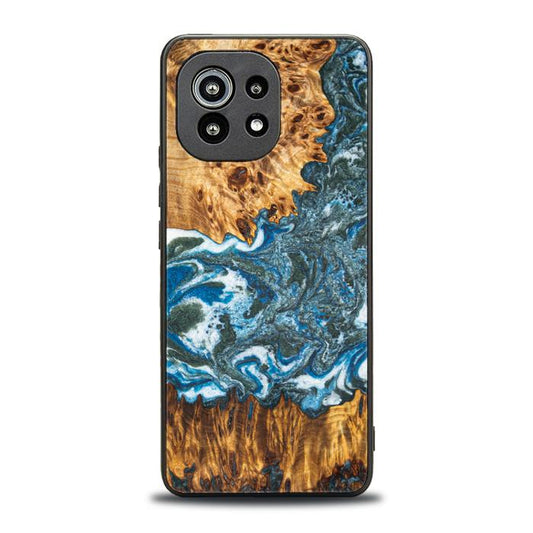 Xiaomi Mi 11 Handyhülle aus Harz und Holz - Synergy#E17