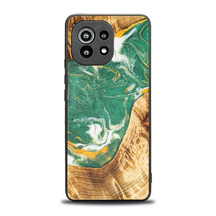 Xiaomi Mi 11 Etui na telefon z żywicy i drewna - Synergy#E20