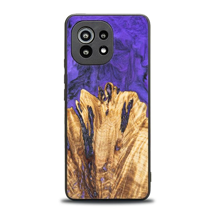Xiaomi Mi 11 Etui na telefon z żywicy i drewna - Synergy#E22