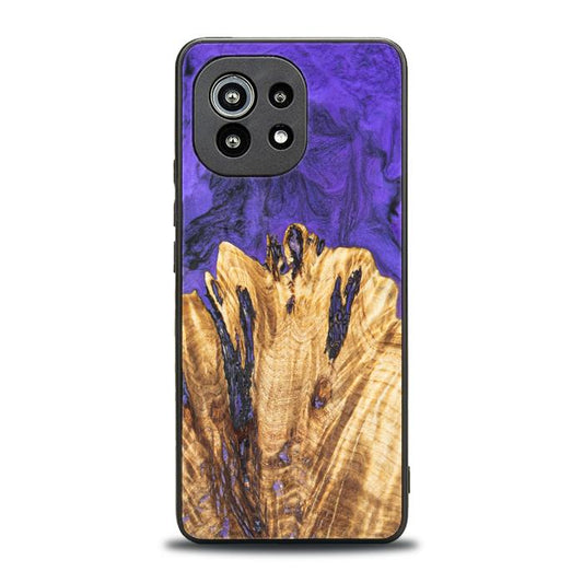 Xiaomi Mi 11 Etui na telefon z żywicy i drewna - Synergy#E22