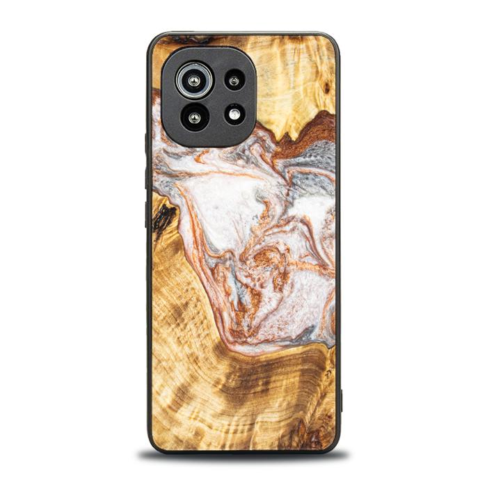 Xiaomi Mi 11 Handyhülle aus Harz und Holz - Synergy#E5