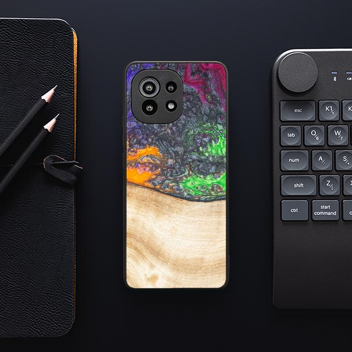 Xiaomi Mi 11 Handyhülle aus Harz und Holz - Synergy#F1