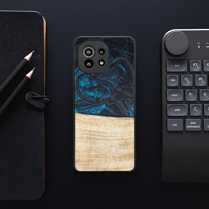 Xiaomi Mi 11 Handyhülle aus Harz und Holz - Synergy#F13