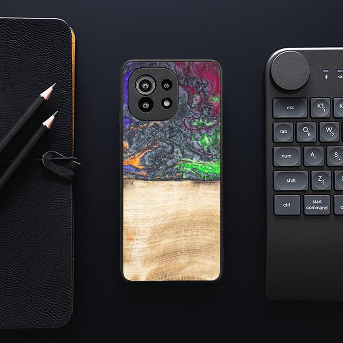 Xiaomi Mi 11 Handyhülle aus Harz und Holz - Synergy#F2