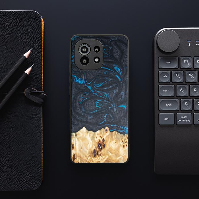 Xiaomi Mi 11 Handyhülle aus Harz und Holz - Synergy#F21