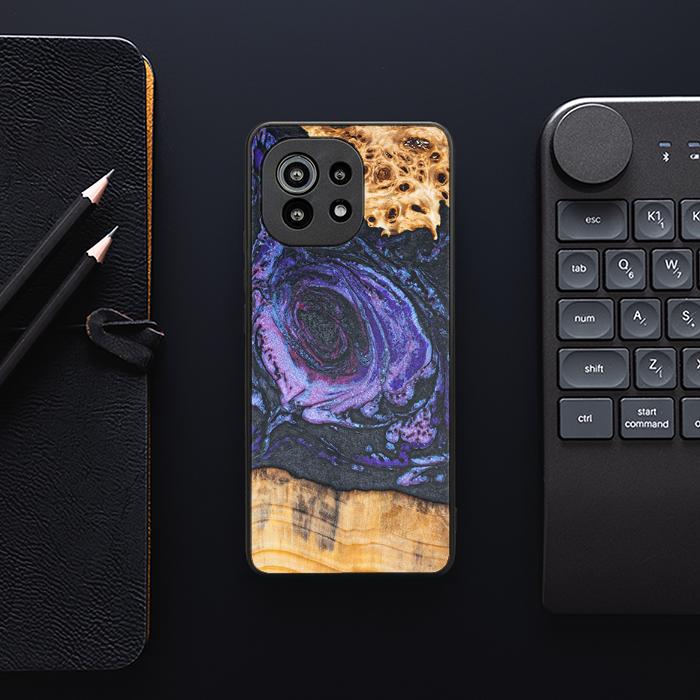 Xiaomi Mi 11 Handyhülle aus Harz und Holz - Synergy#F24