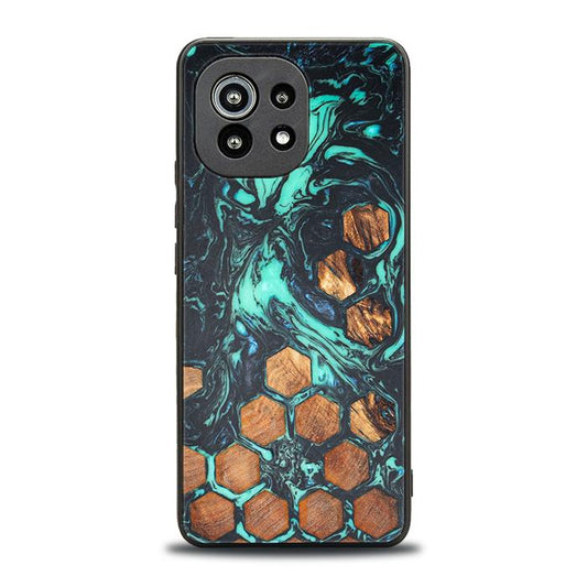 Xiaomi Mi 11 Handyhülle aus Harz und Holz - Synergy#F28