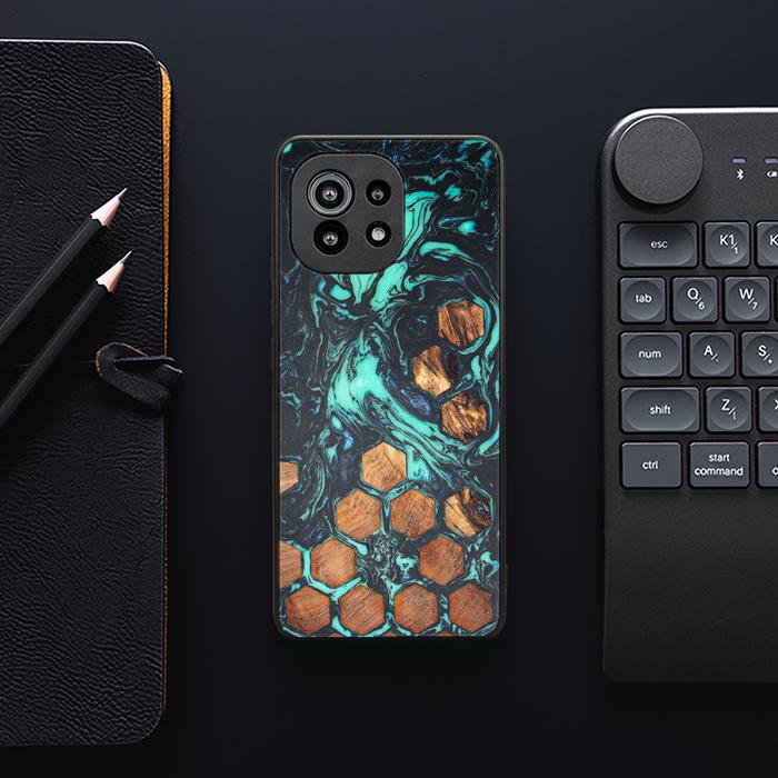 Xiaomi Mi 11 Handyhülle aus Harz und Holz - Synergy#F28