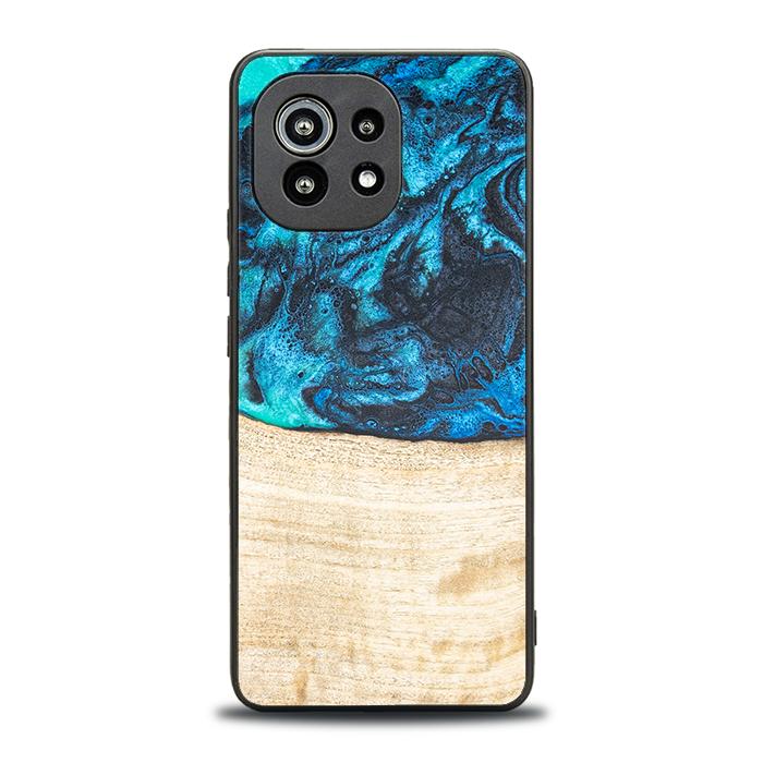 Xiaomi Mi 11 Handyhülle aus Harz und Holz - Synergy#F3
