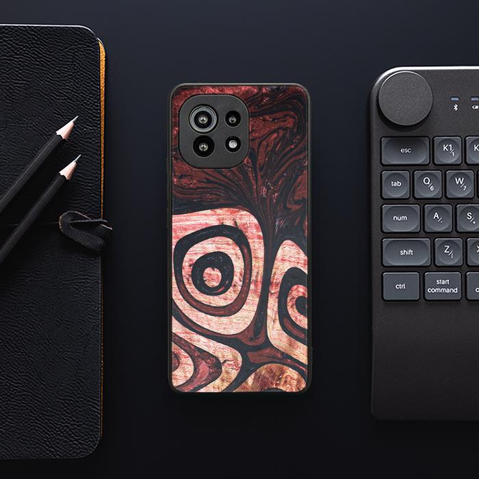 Xiaomi Mi 11 Handyhülle aus Harz und Holz - Synergy#F32