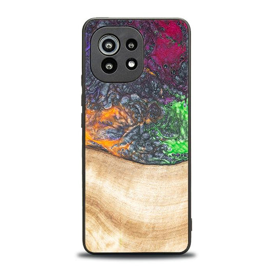 Xiaomi Mi 11 Handyhülle aus Harz und Holz - Synergy#F6