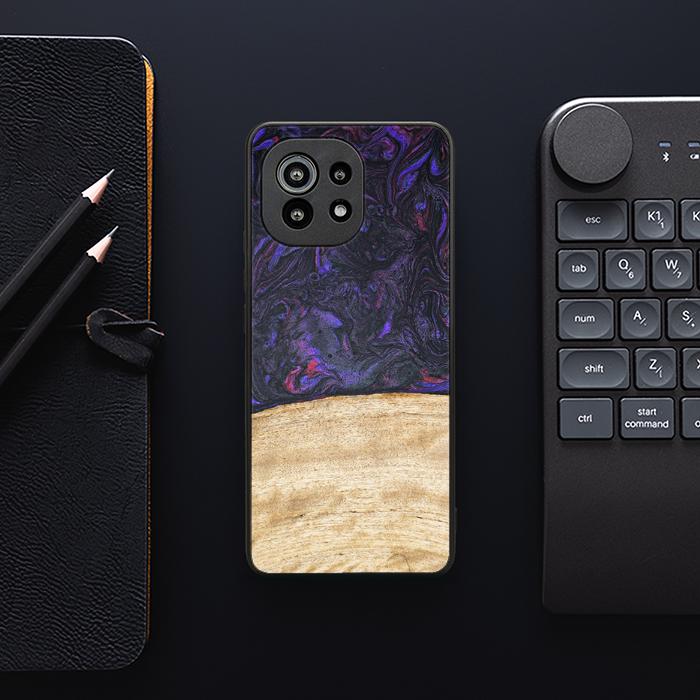 Xiaomi Mi 11 Handyhülle aus Harz und Holz - Synergy#F7