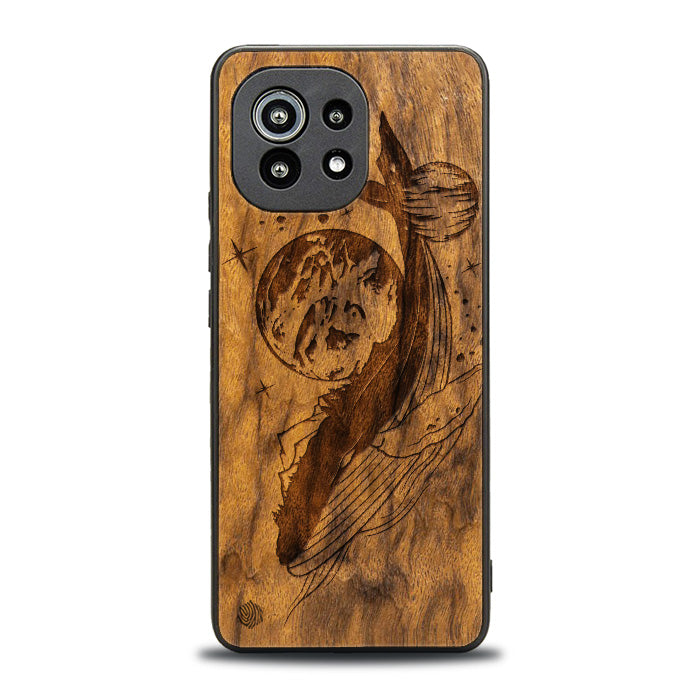 Xiaomi Mi 11 Wooden Phone Case - Cosmic Whale