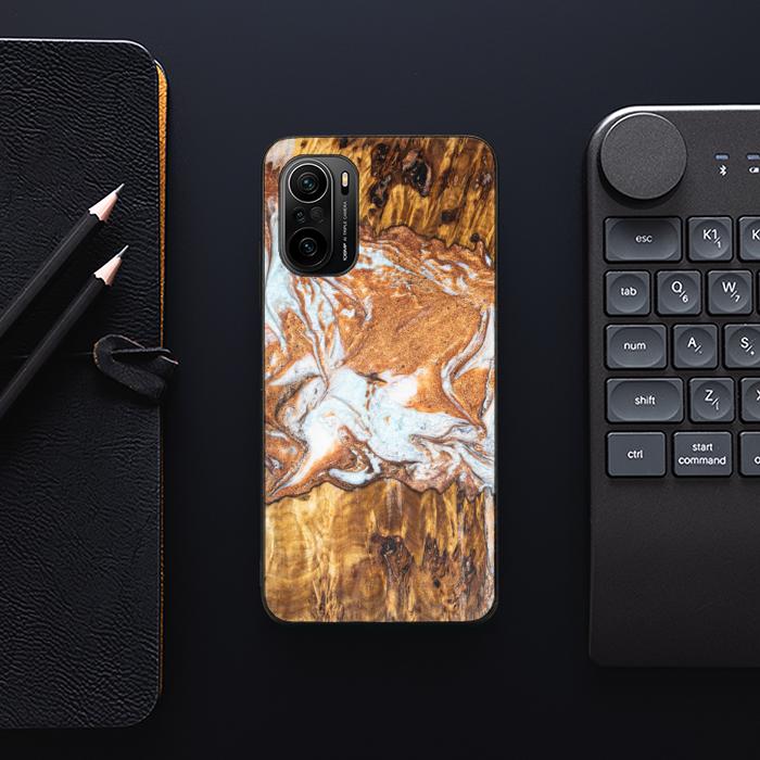 Xiaomi Mi 11i Etui na telefon z żywicy i drewna - Synergy#E18