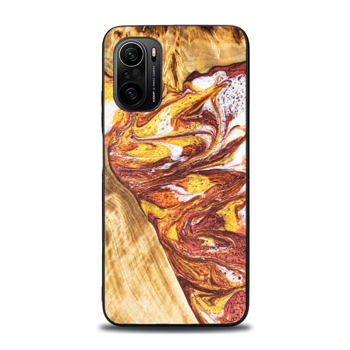 Xiaomi Mi 11i Handyhülle aus Harz und Holz - Synergy#E4