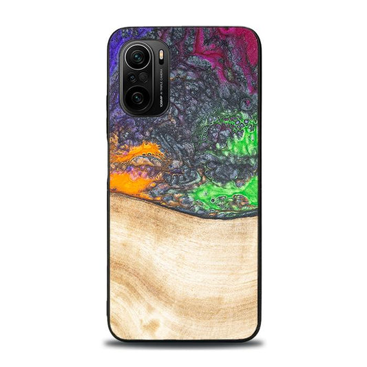 Xiaomi Mi 11i Handyhülle aus Harz und Holz - Synergy#F1