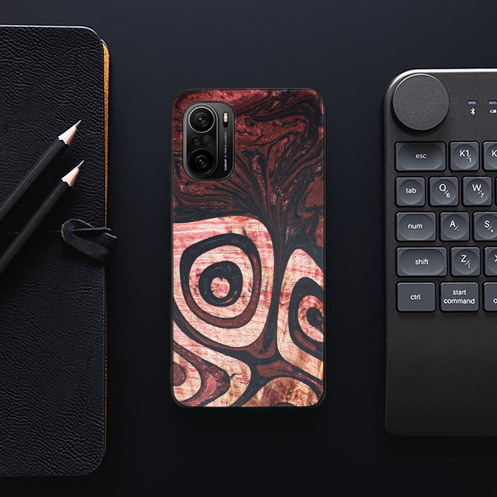 Xiaomi Mi 11i Handyhülle aus Harz und Holz - Synergy#F32