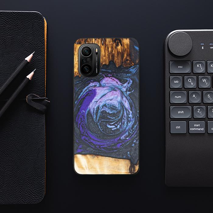 Xiaomi Mi 11i Handyhülle aus Harz und Holz - Synergy#F34