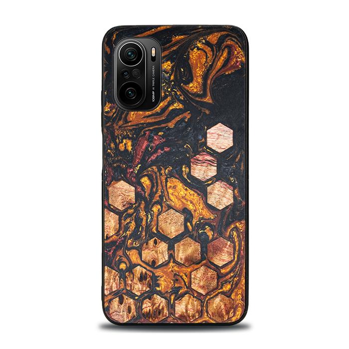 Xiaomi Mi 11i Handyhülle aus Harz und Holz - Synergy#F38