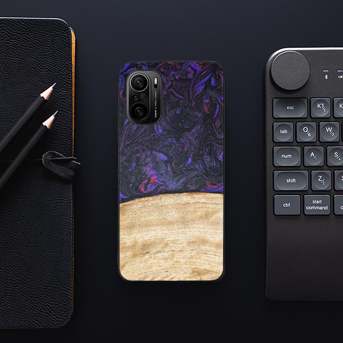 Xiaomi Mi 11i Handyhülle aus Harz und Holz - Synergy#F7