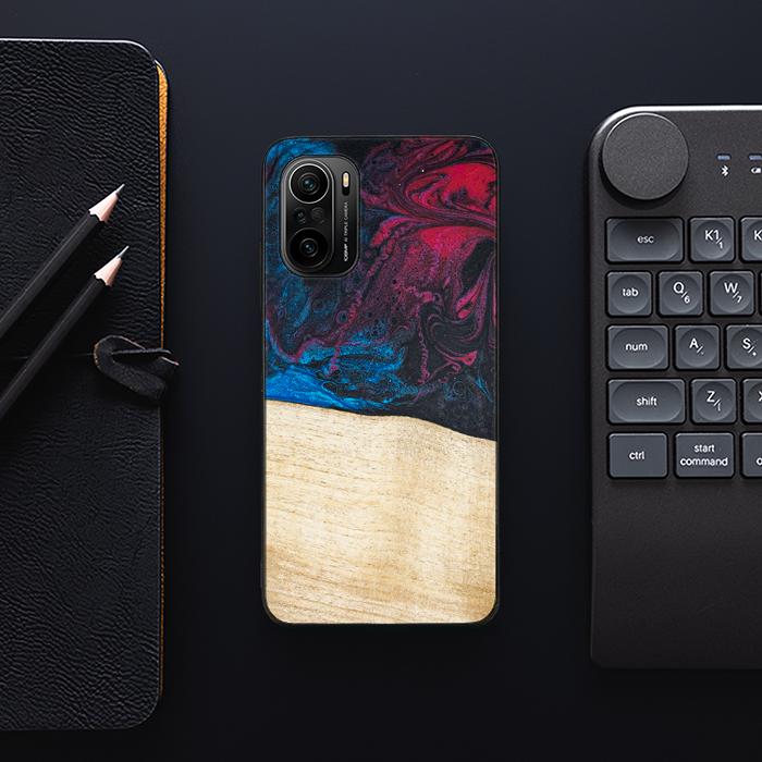 Xiaomi Mi 11i Handyhülle aus Harz und Holz - Synergy#F9