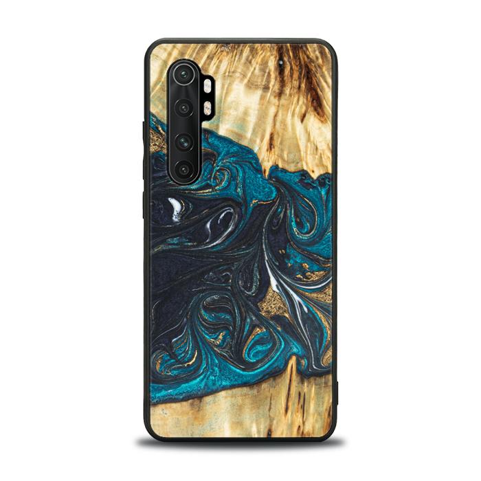 Xiaomi Mi NOTE 10 lite Handyhülle aus Harz und Holz - SYNERGY#E1