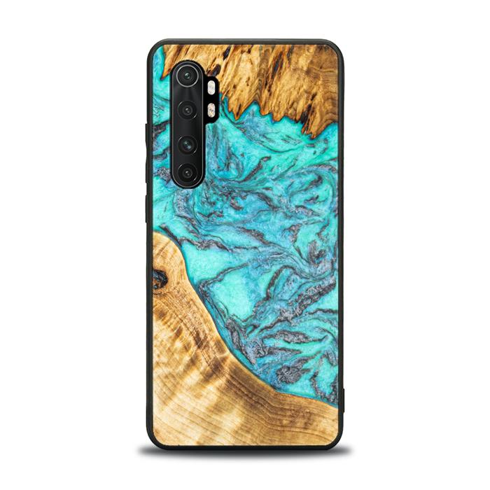 Xiaomi Mi NOTE 10 lite Handyhülle aus Harz und Holz - Synergy#E13