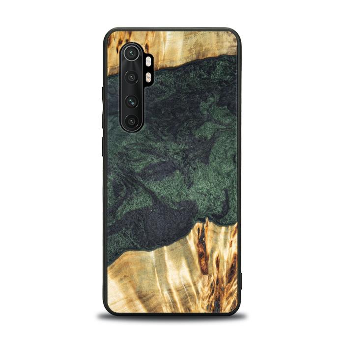 Xiaomi Mi NOTE 10 lite Handyhülle aus Harz und Holz - Synergy#E14