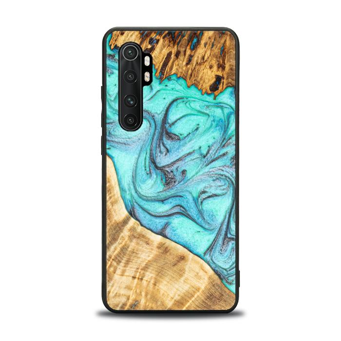 Xiaomi Mi NOTE 10 lite Handyhülle aus Harz und Holz - Synergy#E16