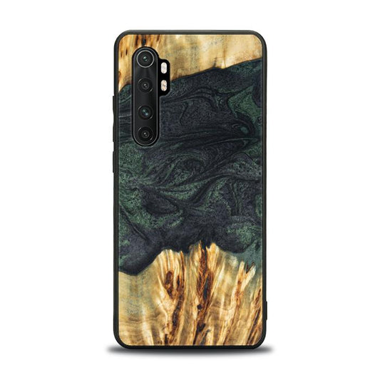 Xiaomi Mi NOTE 10 lite Handyhülle aus Harz und Holz - Synergy#E25