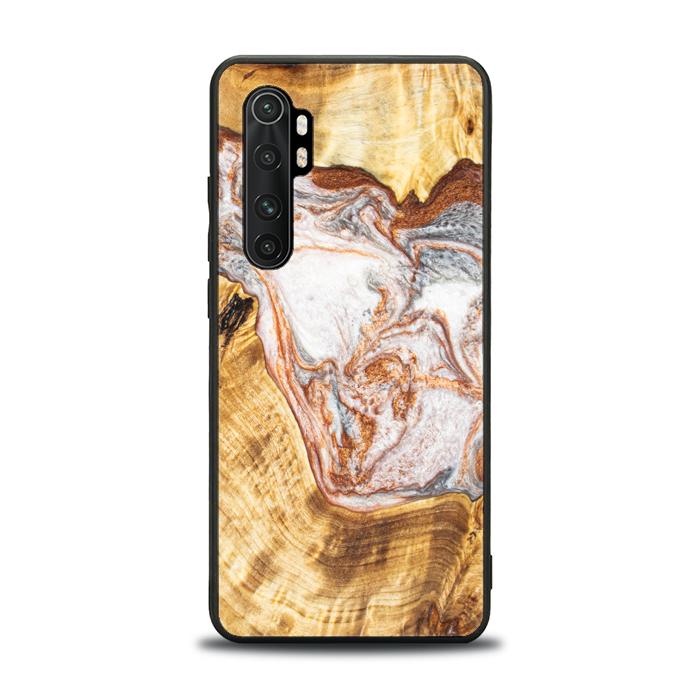 Xiaomi Mi NOTE 10 lite Handyhülle aus Harz und Holz - Synergy#E5