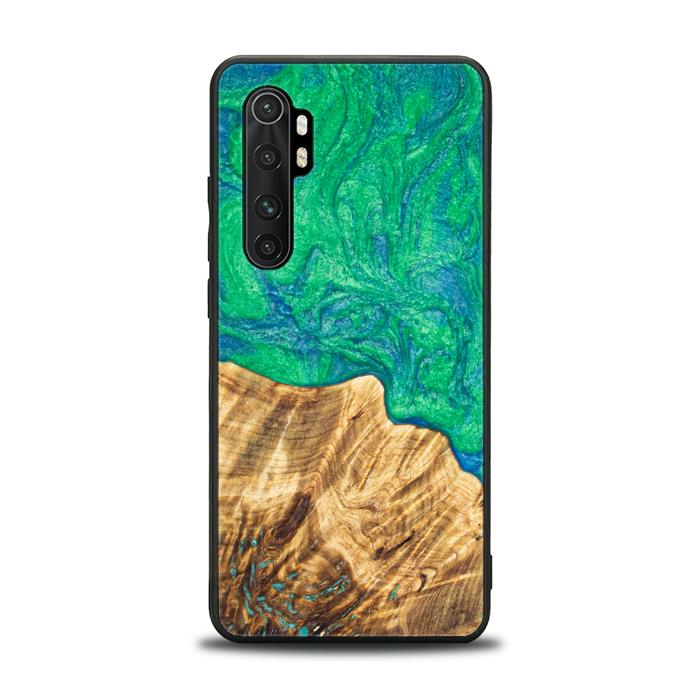 Xiaomi Mi NOTE 10 lite Handyhülle aus Harz und Holz - Synergy#E8