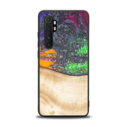 Xiaomi Mi NOTE 10 lite Handyhülle aus Harz und Holz - Synergy#F1