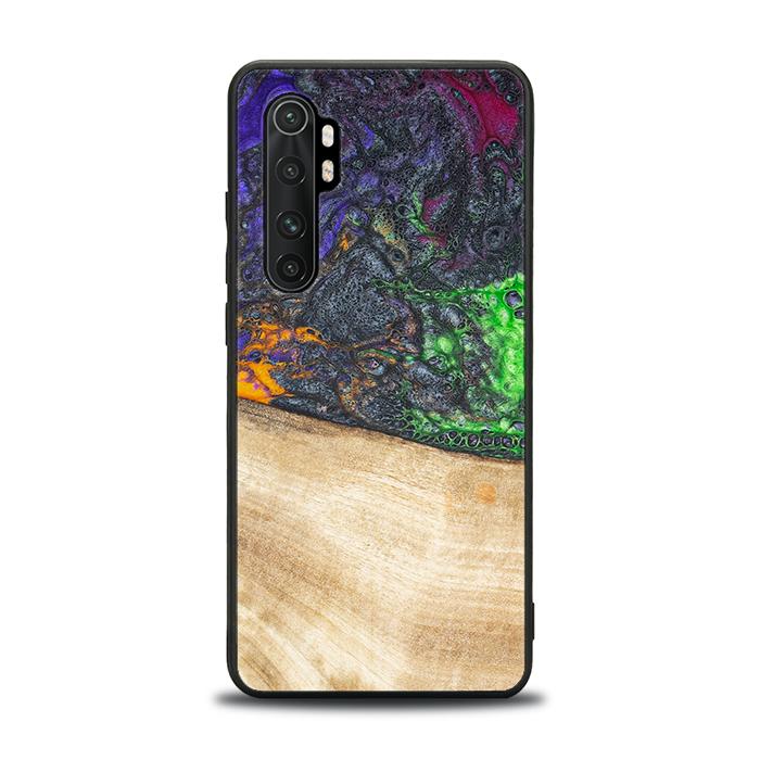 Xiaomi Mi NOTE 10 lite Handyhülle aus Harz und Holz - Synergy#F10