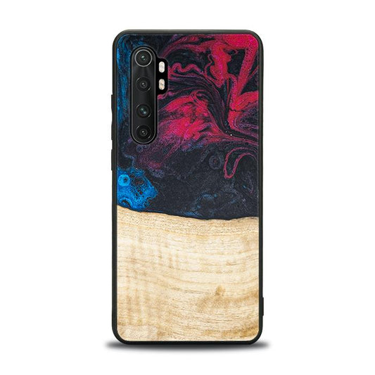Xiaomi Mi NOTE 10 lite Handyhülle aus Harz und Holz - Synergy#F14