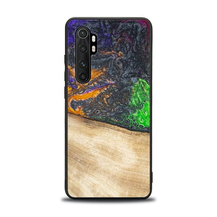 Xiaomi Mi NOTE 10 lite Handyhülle aus Harz und Holz - Synergy#F15