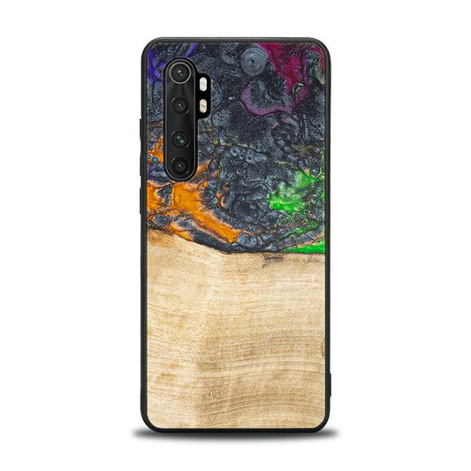 Xiaomi Mi NOTE 10 lite Handyhülle aus Harz und Holz - Synergy#F16