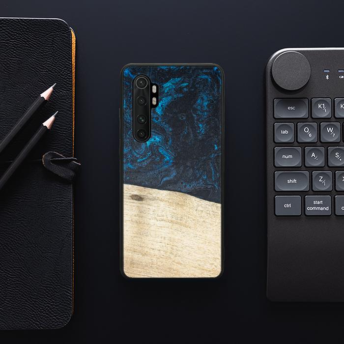 Xiaomi Mi NOTE 10 lite Handyhülle aus Harz und Holz - Synergy#F17