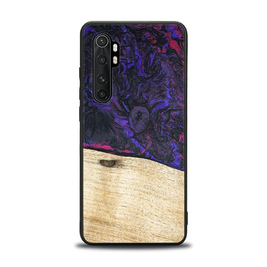 Xiaomi Mi NOTE 10 lite Handyhülle aus Harz und Holz - Synergy#F18