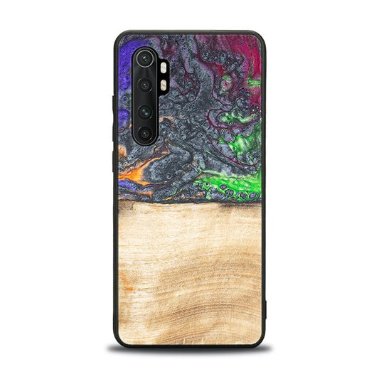 Xiaomi Mi NOTE 10 lite Handyhülle aus Harz und Holz - Synergy#F2