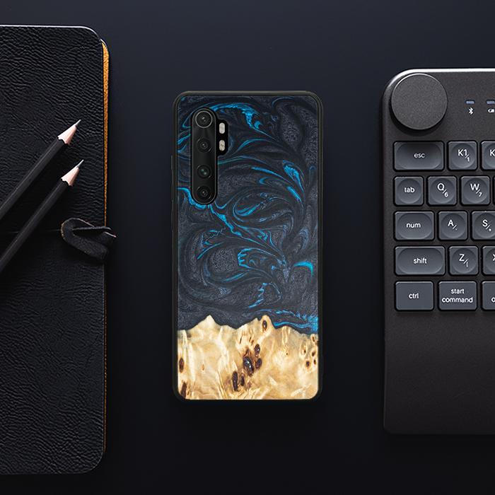 Xiaomi Mi NOTE 10 lite Handyhülle aus Harz und Holz - Synergy#F21