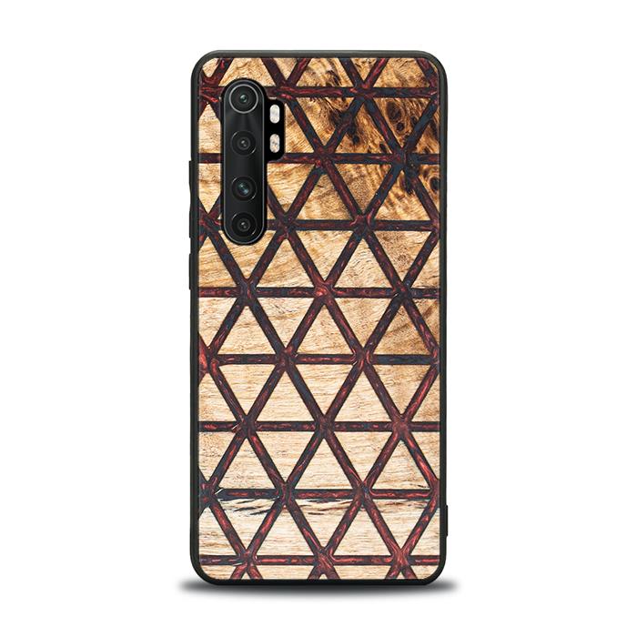 Xiaomi Mi NOTE 10 lite Handyhülle aus Harz und Holz - Synergy#F22